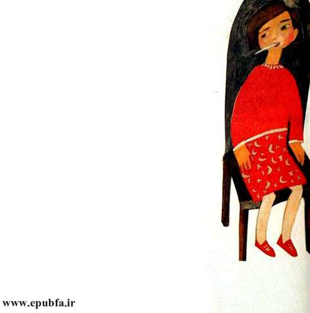 دکتر با چراغقوه توی دهان سارا را نگاه کرد.